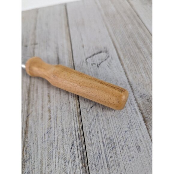 Multipurpose Food Garnishing Tool Chocolate Butter Curler Wood Handle 7 1/2" - Picture 6 of 7